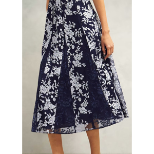 Hobbs Quin Embroidered Dress